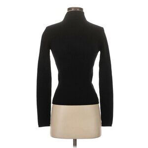 Aritzia Babaton Ribbed Black Turtleneck Sweater